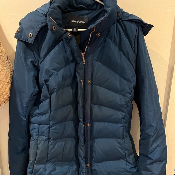 Lands End Tulip Hem Down Jacket - Picture 2 of 6